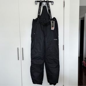 NEW Columbia Snow Insulated Ski Pants Sports Wear Black Men XL BNWT